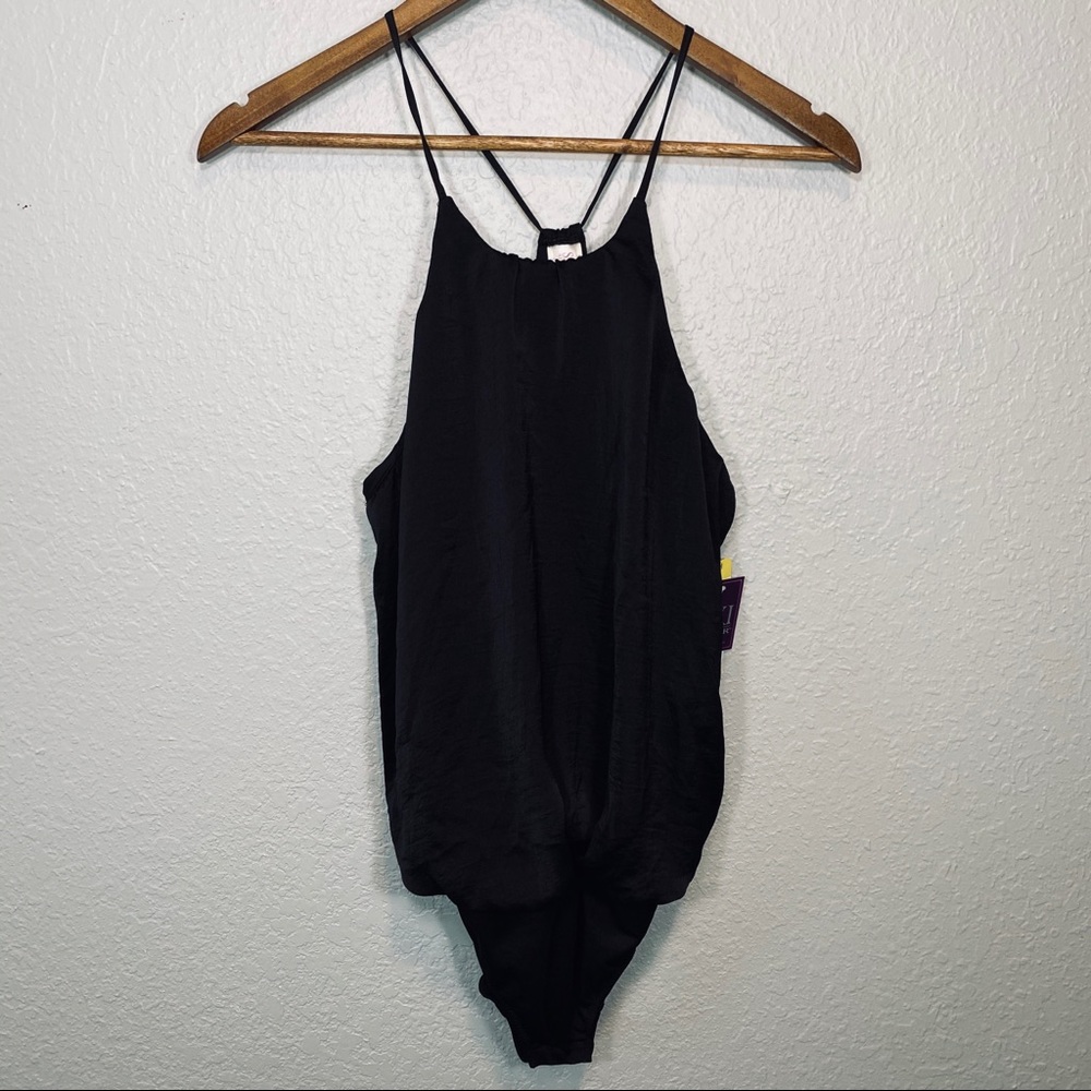 Saki Silver‎ | Black Bodysuit